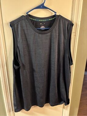 Tek Gear Dry Tek Men's Athletic Sleeveless Tank Top Size XXL Charcoal Gray